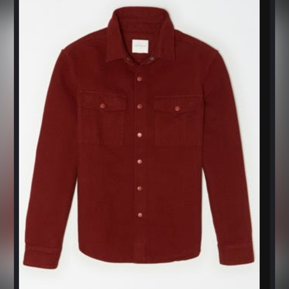 Men's MoleSkin American Eagle Shirt Jacket Large